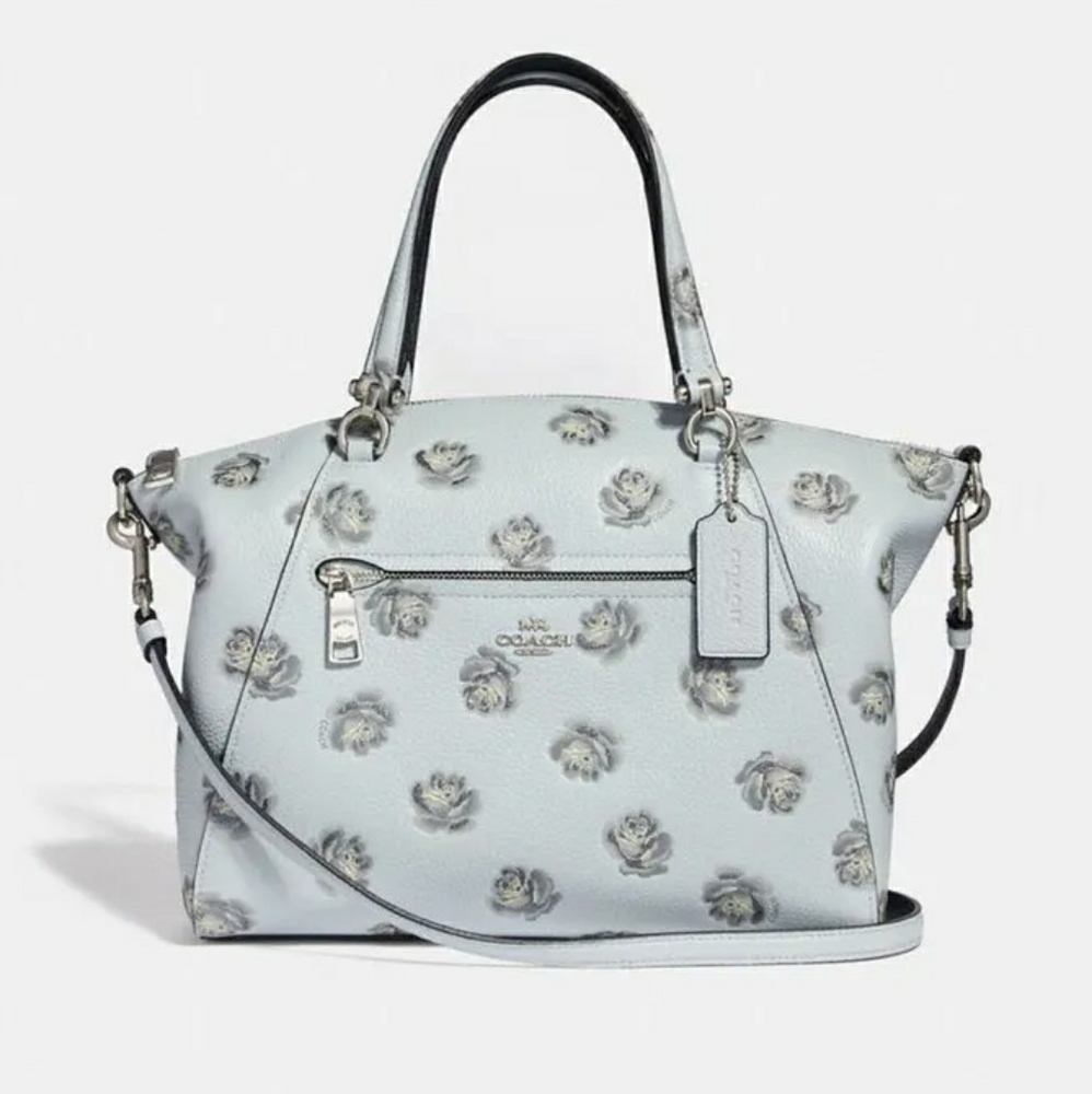 Coach Prairie Satchel Rose Print
